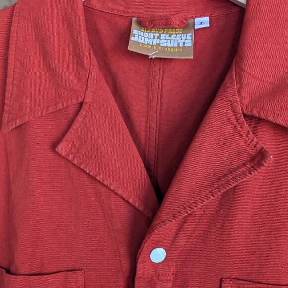 NEW Big Bud Press Short-Sleeve Jumpsuit in Paprika - Picture 3 of 3